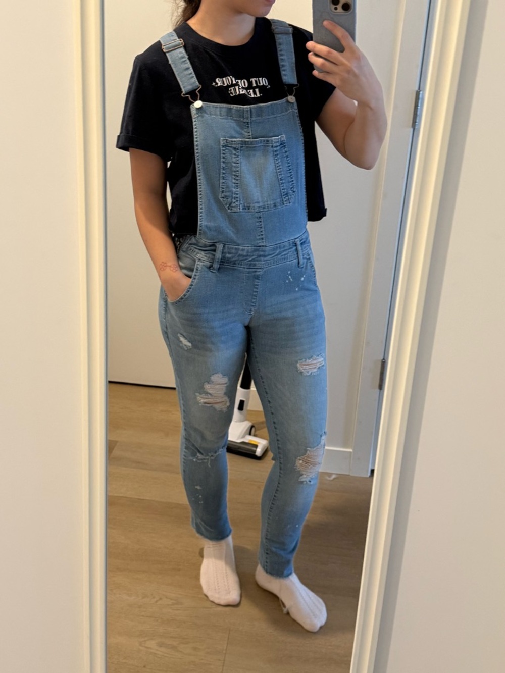Wallflower Blue Denim Women's Overalls